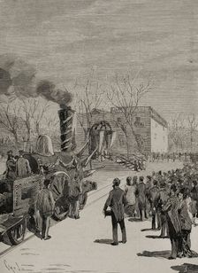 Inauguration of the France Railroad in Gerona, on January 20, 1878, (1878). Creator: Tomás Carlos Capuz