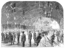 Inauguration of the new head-quarters of the 1st Middlesex Volunteer Engineers, 1865. Creator: Unknown