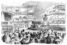 Inauguration of the Peace Trophy and Scutari Monument at the Crystal Palace, 1856. Creator: Unknown
