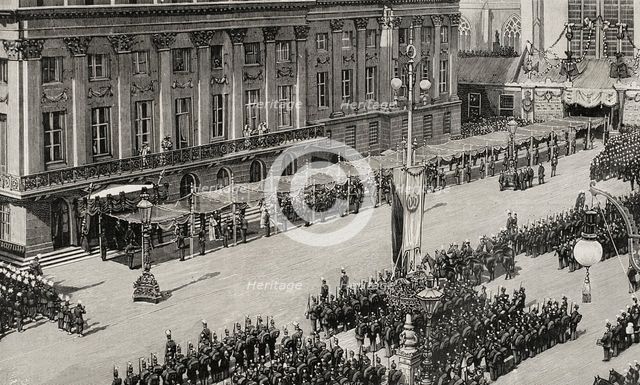 Inauguration of the reign of Wilhelmina of the Netherlands, Amsterdam, Holland, September 6, 1898.  Creator: Unknown.