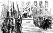 Inauguration of the statue of Paleocapa at Turin, 1871. Creator: Unknown