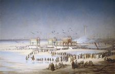 Inauguration Ceremony of the Suez Canal at Port-Said, 17 November, 1869, 1869. Creator: Riou, Edouard (1833-1900)
