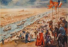 Inauguration Ceremony of the Suez Canal at Port-Said, 17 November, 1869, 1869. Creator: Anonymous