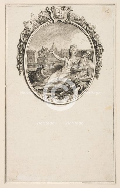 Inauguration de la statue equestre de Louis XV, 1766. Creator: Pierre Chenu.