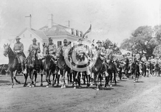 Inaugural Parades - Essex Troop of New Jersey, 1913. Creator: Harris & Ewing.