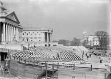 Inaugural Stands at Capitol, 1913. Creator: Harris & Ewing