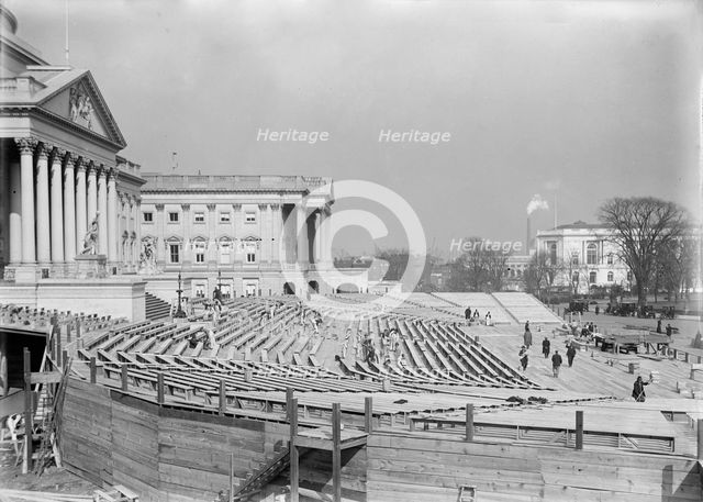 Inaugural Stands at Capitol, 1913. Creator: Harris & Ewing.