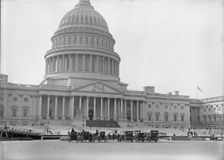 Inaugural Stands at Capitol, 1917. Creator: Harris & Ewing