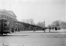 Inaugural Stands - Court of Honor Before White House, 1913. Creator: Harris & Ewing