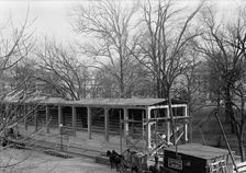 Inaugural Stands - Court of Honor Before White House, 1913. Creator: Harris & Ewing