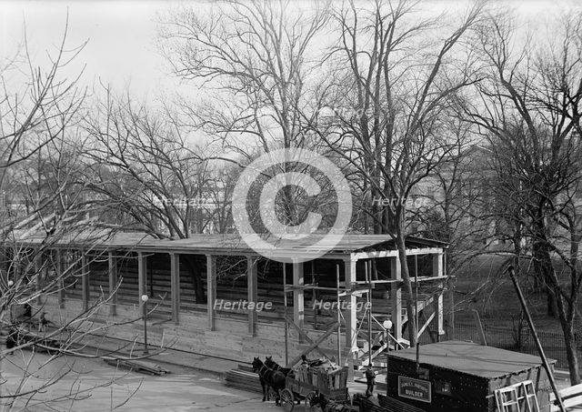Inaugural Stands - Court of Honor Before White House, 1913. Creator: Harris & Ewing.