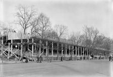 Inaugural Stands - Court of Honor Before White House, 1913. Creator: Harris & Ewing