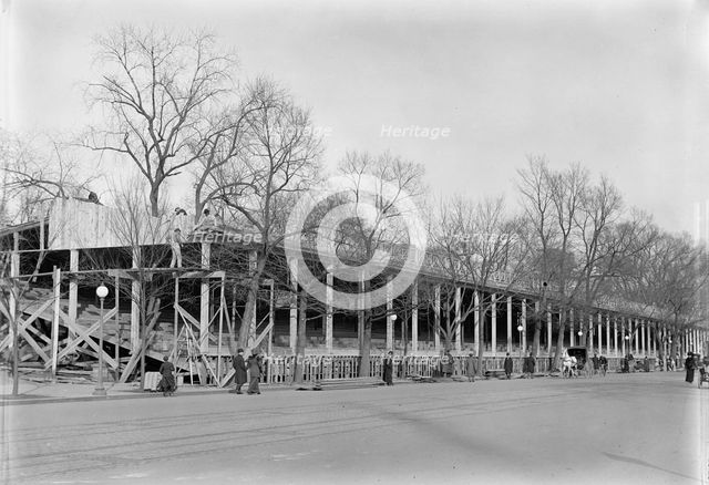 Inaugural Stands - Court of Honor Before White House, 1913. Creator: Harris & Ewing.