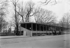 Inaugural Stands - Court of Honor Before White House, 1913. Creator: Harris & Ewing