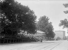 Inaugural Stands - Court of Honor Before White House, 1913. Creator: Harris & Ewing