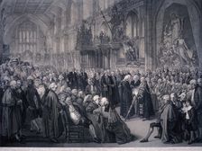 Inaugaration of Lord Mayor Nathaniel Newnham, London, 1801. Artist: Benjamin Smith