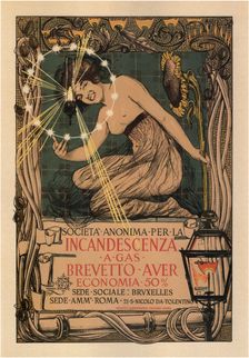Incandescenza company, 1895. Artist: Mataloni, Giovanni (1869-1944)