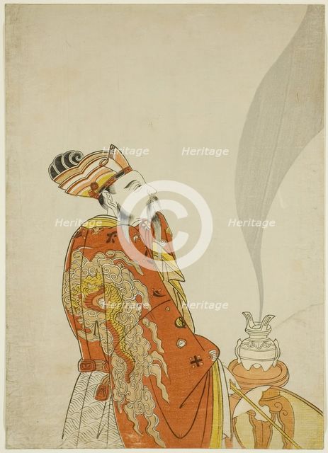 Incense That Revives the Image of the Dead - Emperor Wu of the Han Dynasty, 1765. Creator: Komatsuya Hyakki.