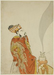 Incense That Revives the Image of the Dead - Emperor Wu of the Han Dynasty, 1765. Creator: Komatsuya Hyakki
