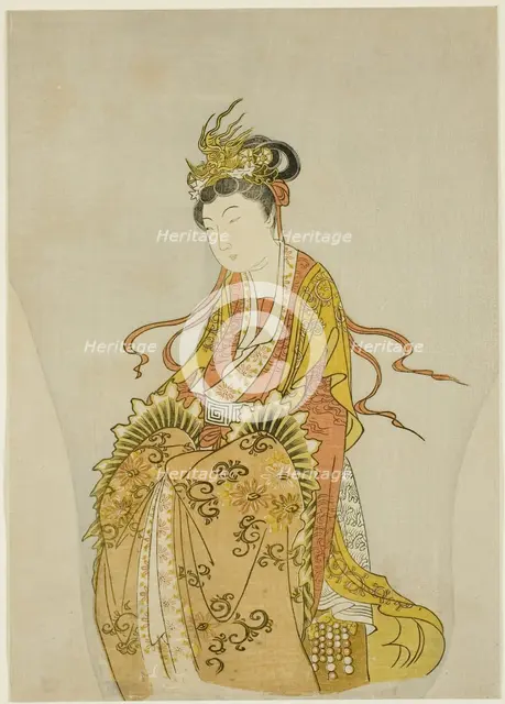 Incense That Revives the Image of the Dead - Lady Li, 1765. Creator: Komatsuya Hyakki.