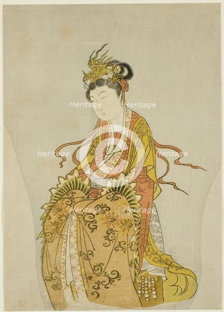 Incense That Revives the Image of the Dead - Lady Li, 1765. Creator: Komatsuya Hyakki.