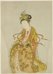 Incense That Revives the Image of the Dead - Lady Li, 1765. Creator: Komatsuya Hyakki