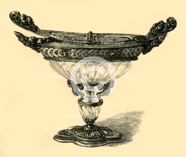 Incense boat, 1550-1600, (1881).  Creator: F Brown.