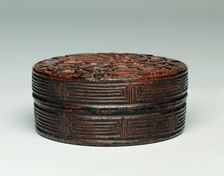 Incense Box (Kogo) with Camellia Design, 1500s. Creator: Unknown