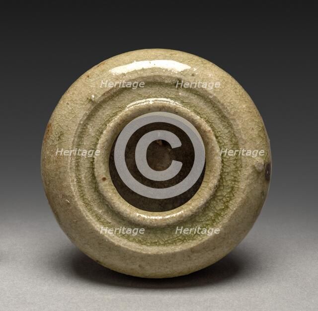 Incense Box: Seto Ware, 1200s-1300s. Creator: Unknown.