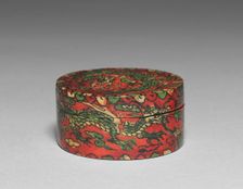 Incense Box with Dragon Design, 1600s-1700s. Creator: Unknown