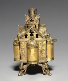 Incense Burner and Stand for an Altar Cross, 1150-1175. Creator: Unknown