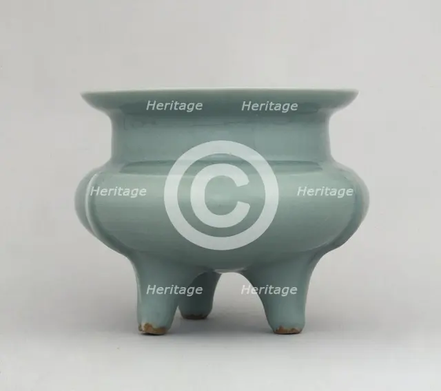 Incense Burner in the Form of Archaic Li: Longquan Ware, 13th Century. Creator: Unknown.