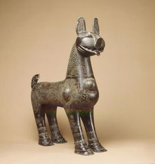 Incense Burner of Amir Saif al-Dunya wa’l-Din ibn Muhammad al-Mawardi, Iran, AH 577/ AD 1181-82. Creator: Jafar ibn Muhammad ibn Ali