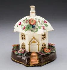 Incense Burner, Staffordshire, c. 1830. Creator: Staffordshire Potteries
