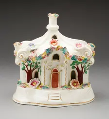 Incense Burner, Staffordshire, c. 1830. Creator: Staffordshire Potteries