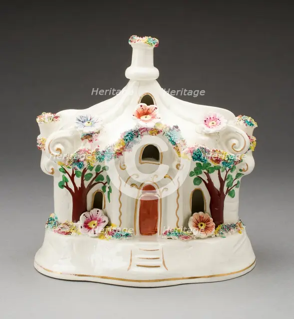 Incense Burner, Staffordshire, c. 1830. Creator: Staffordshire Potteries.