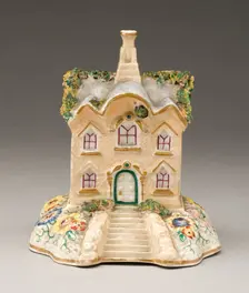 Incense Burner, Staffordshire, c. 1830. Creator: Staffordshire Potteries
