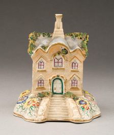 Incense Burner, Staffordshire, c. 1830. Creator: Staffordshire Potteries