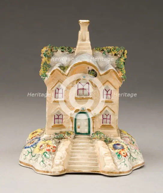 Incense Burner, Staffordshire, c. 1830. Creator: Staffordshire Potteries.