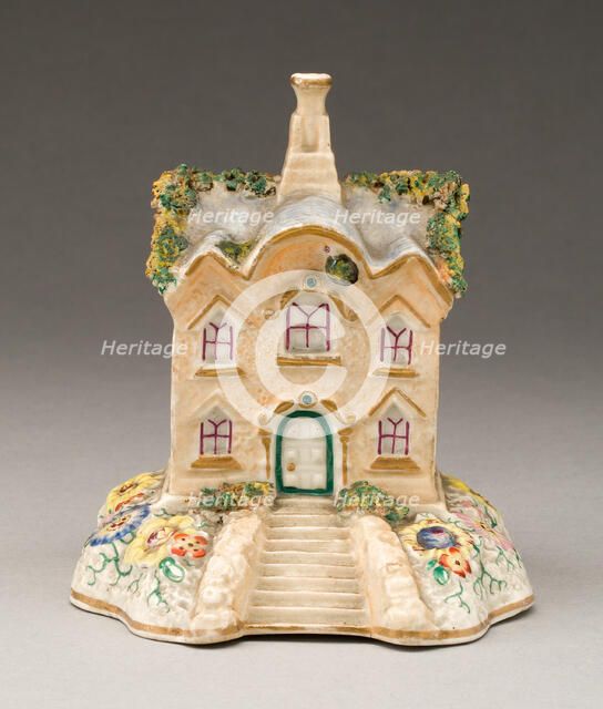 Incense Burner, Staffordshire, c. 1830. Creator: Staffordshire Potteries.