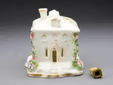 Incense Burner, Staffordshire, c. 1830. Creator: Staffordshire Potteries