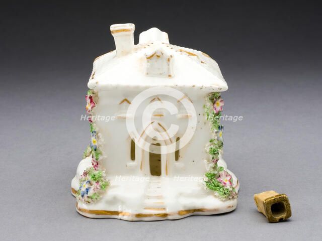 Incense Burner, Staffordshire, c. 1830. Creator: Staffordshire Potteries.