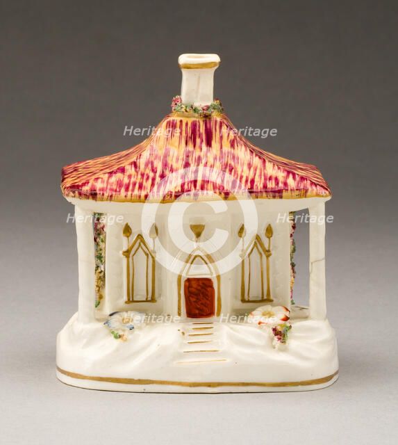 Incense Burner, Staffordshire, c. 1830. Creator: Staffordshire Potteries.