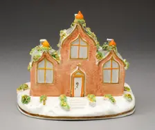 Incense Burner, Staffordshire, c. 1830. Creator: Staffordshire Potteries