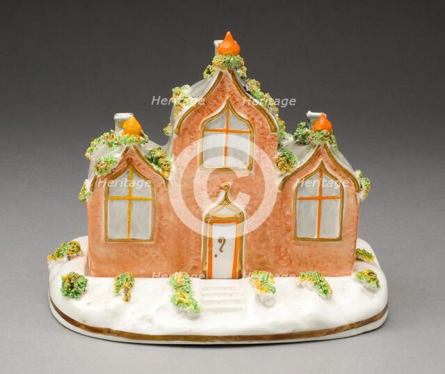 Incense Burner, Staffordshire, c. 1830. Creator: Staffordshire Potteries.