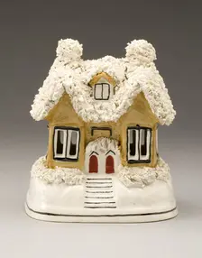 Incense Burner, Staffordshire, c. 1830. Creator: Staffordshire Potteries