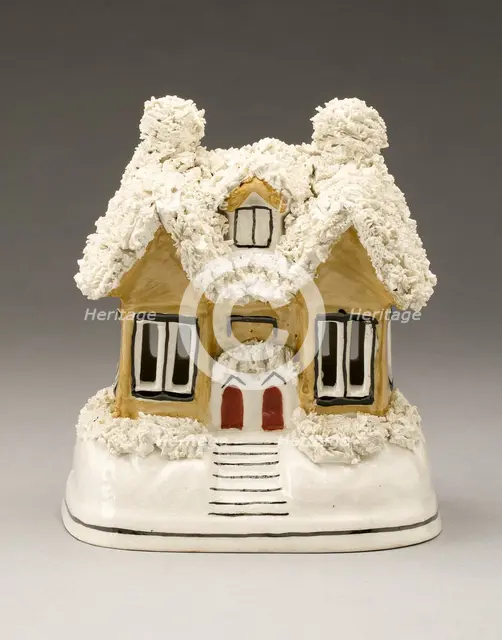 Incense Burner, Staffordshire, c. 1830. Creator: Staffordshire Potteries.