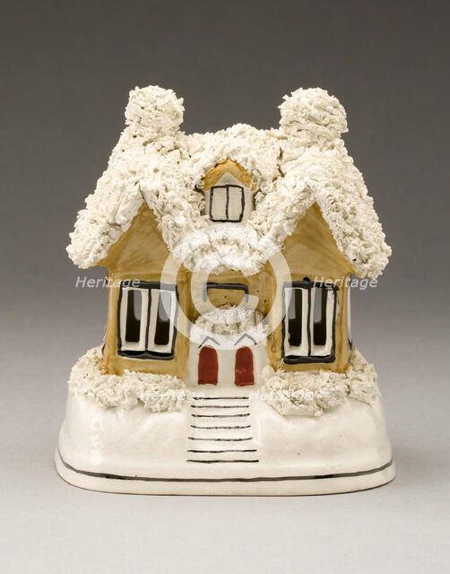 Incense Burner, Staffordshire, c. 1830. Creator: Staffordshire Potteries.