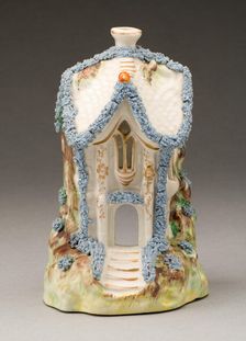 Incense Burner, Staffordshire, c. 1830. Creator: Staffordshire Potteries
