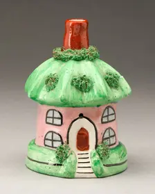 Incense Burner, Staffordshire, c. 1830. Creator: Staffordshire Potteries